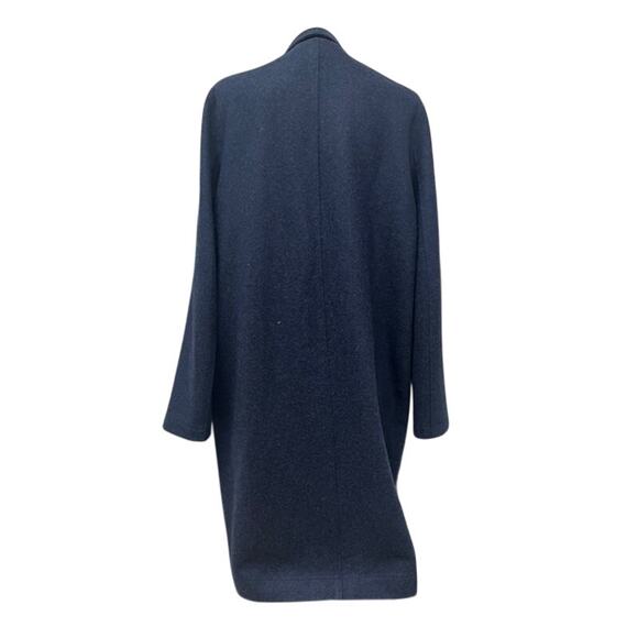 HARRIS WHARF Loro Piana Flannel Cashmere Over Coat in Sea 44 M - Picture 4 of 4